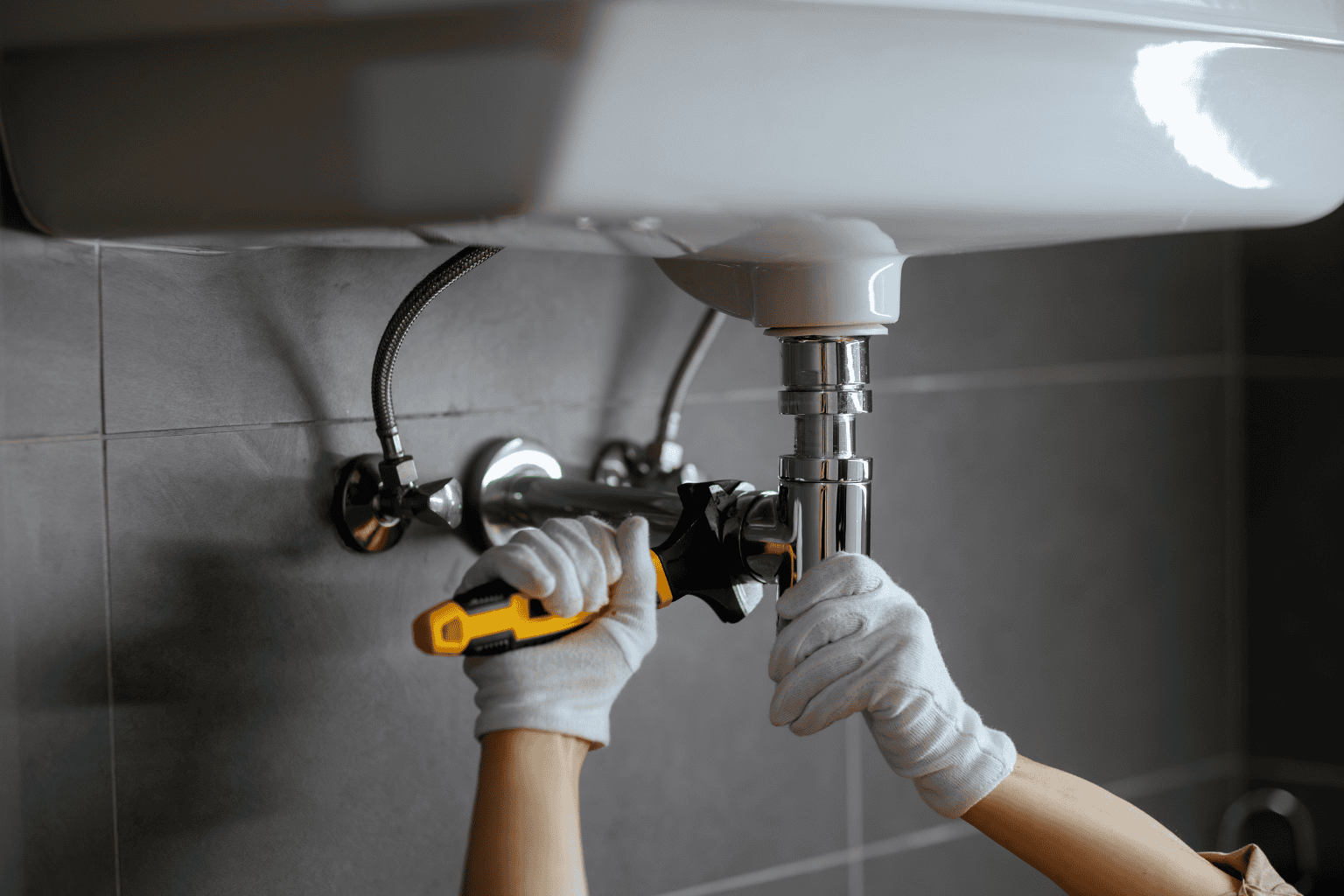 clean a bathroom sink drain without damaging pipes